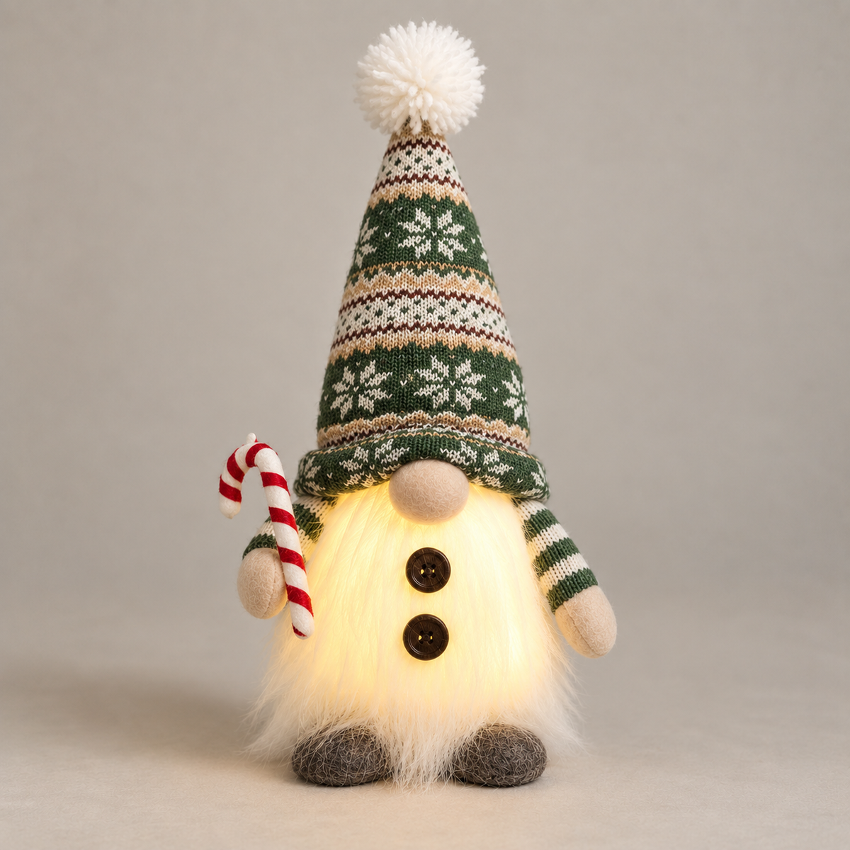 Nordilum™ Glow Gnome — Light-Up Christmas Gnome