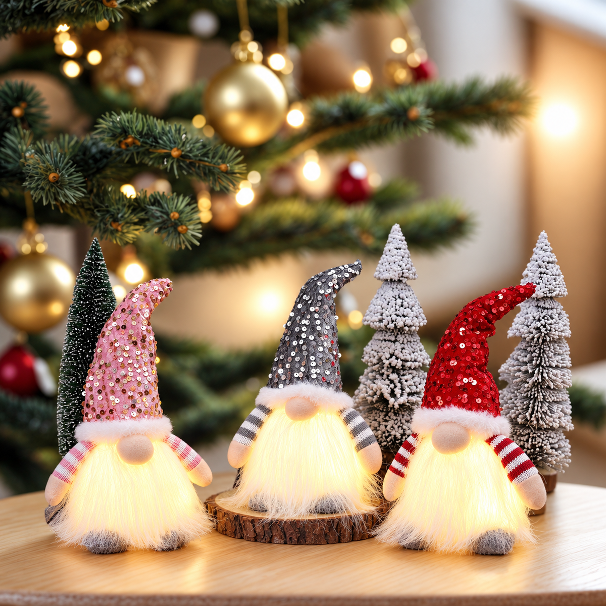 Nordilum™ Glow Gnome — Light-Up Christmas Gnome