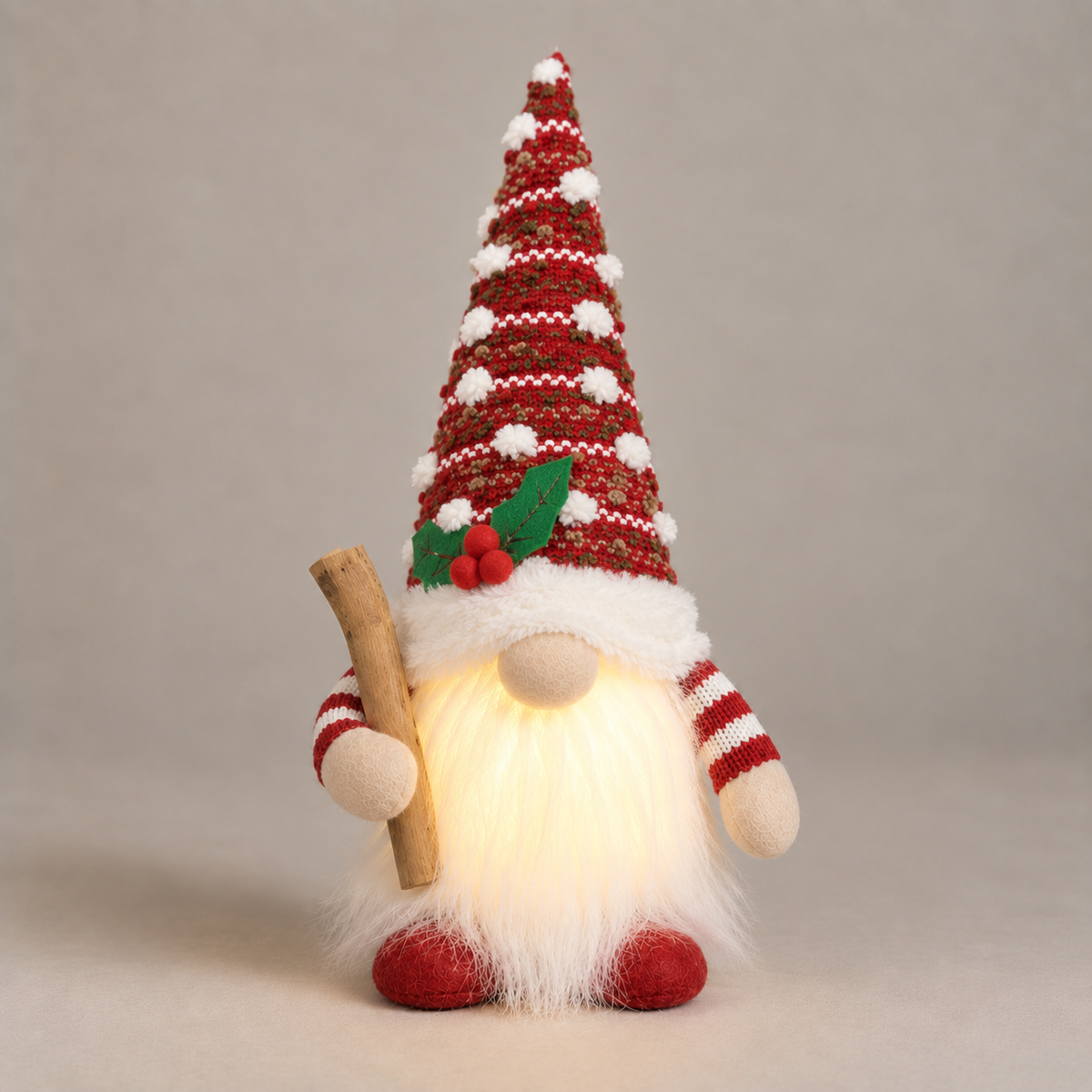 Nordilum™ Glow Gnome — Gnomo navideño con luz