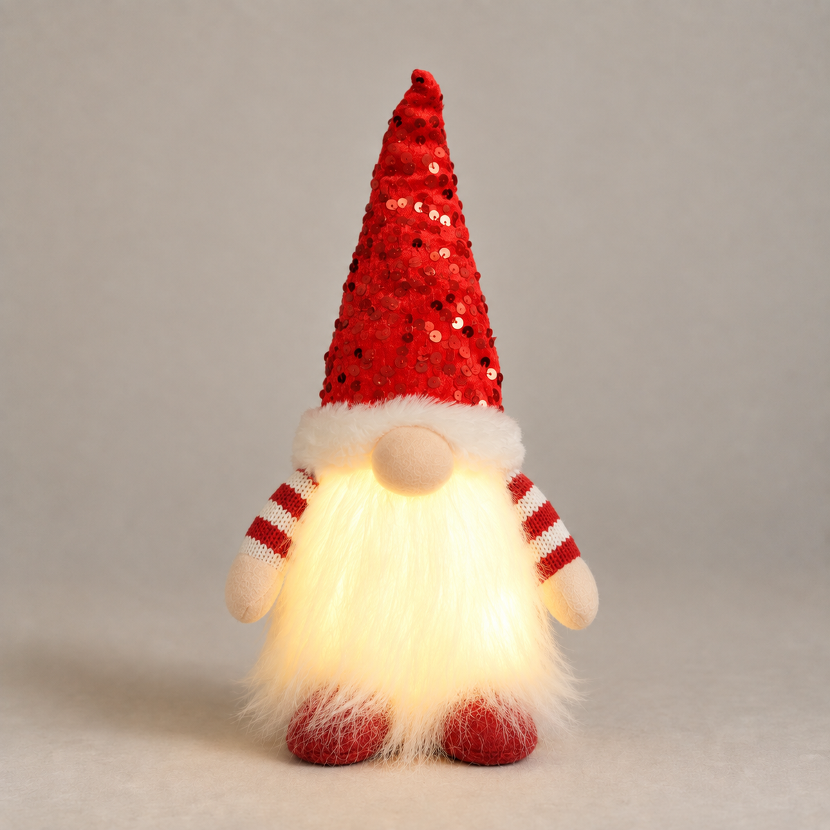 Nordilum™ Glow Gnome — Gnomo navideño con luz
