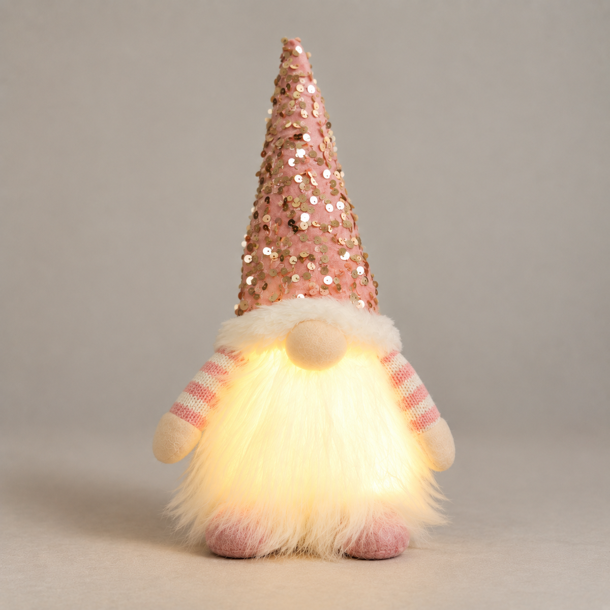 Nordilum™ Glow Gnome — Gnomo navideño con luz