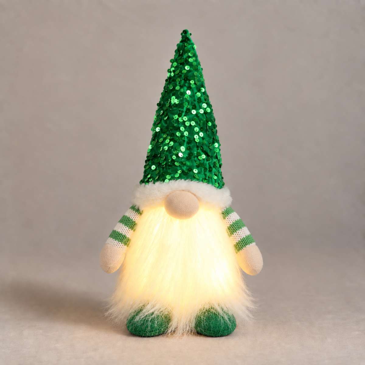 Nordilum™ Glow Gnome — Gnomo navideño con luz